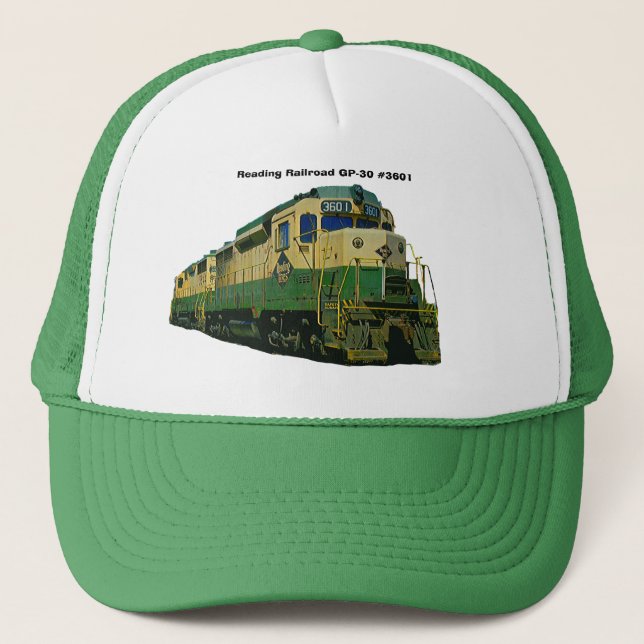 Gorra De Camionero Leyendo ferrocarril GP-30 #3601 (Anverso)