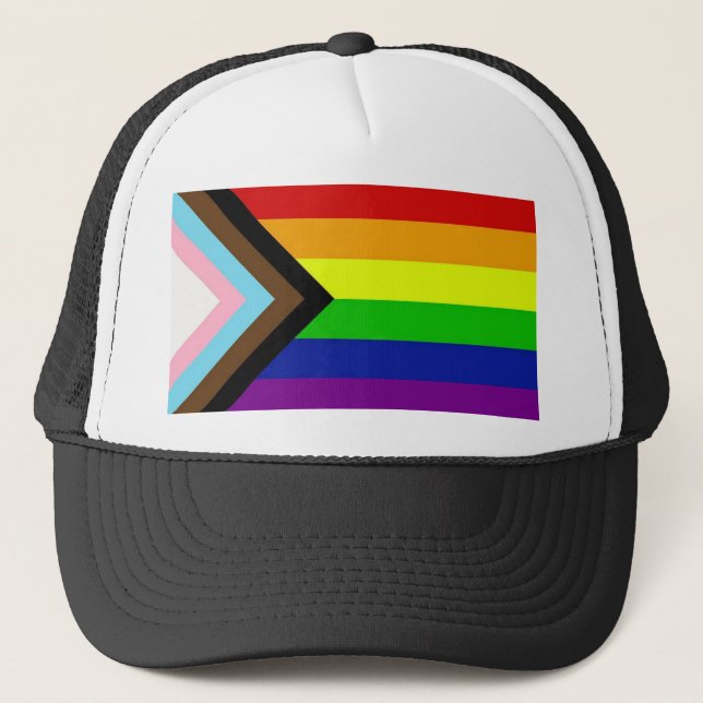 Gorra De Camionero LGBTQ+ Pride (Anverso)