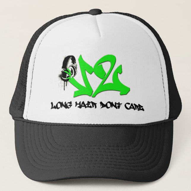 Gorra De Camionero LHDC, verde de la música V2 (Anverso)