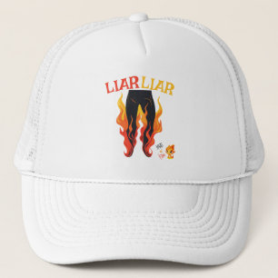 Gorra De Camionero Liar, Liar, Pant está en llamas