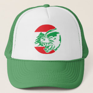 Gorra De Camionero Líbano Hyena Bandera Nacional Libanesa