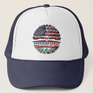 Gorra De Camionero Líbano libanés estadounidense americano EE. UU. Es