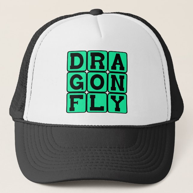Gorra De Camionero Libélula, Insecto (Anverso)
