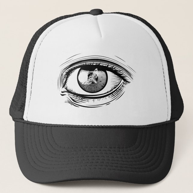 Gorra De Camionero libélula ocular (Anverso)