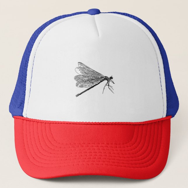 Gorra De Camionero libélula vintage (Anverso)