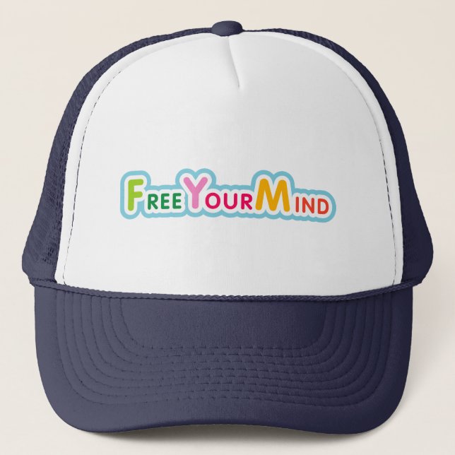 Gorra De Camionero Libera Tu Mente (Anverso)