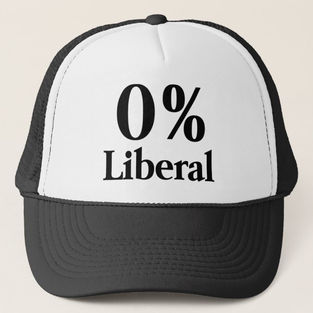 Gorra De Camionero Liberal del 0% (Anverso)