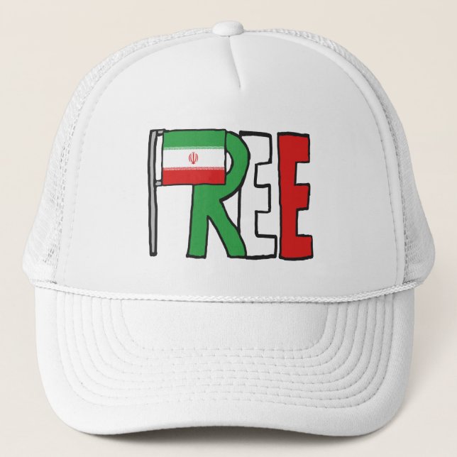 Gorra De Camionero Liberar a Irán (Anverso)