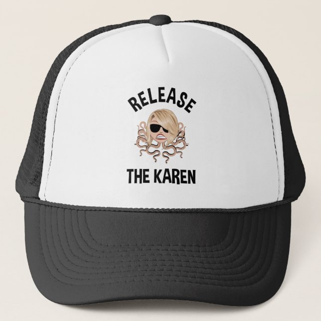 Gorra De Camionero Liberar a Karen (Anverso)