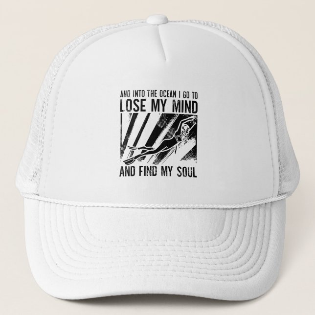 Gorra De Camionero Liberarme Pierde La Mente Y Encontrar Mi Alma Libr (Anverso)