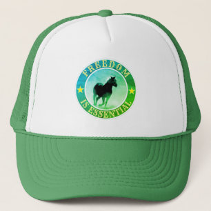 Gorra De Camionero Libertad (caballo, verde)