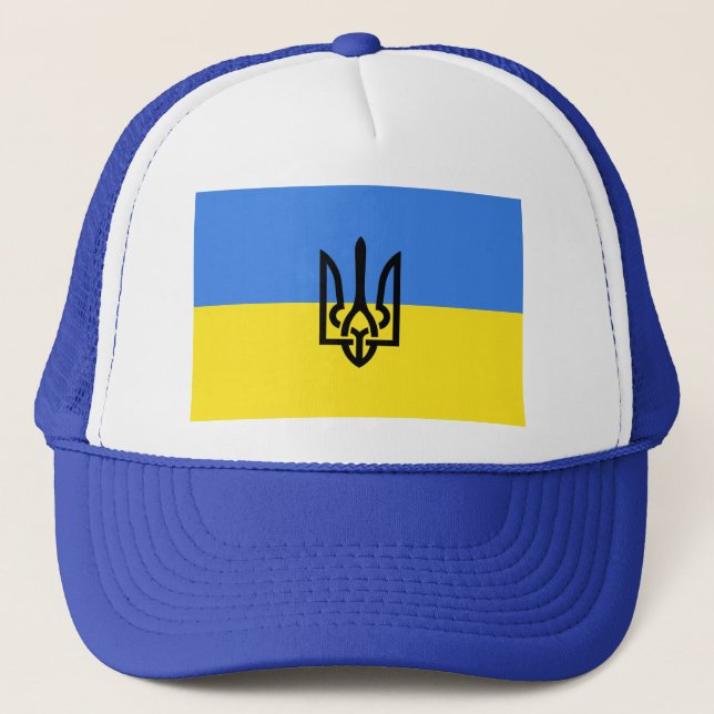 Gorra De Camionero Libertad de bandera de Ucrania (Anverso)
