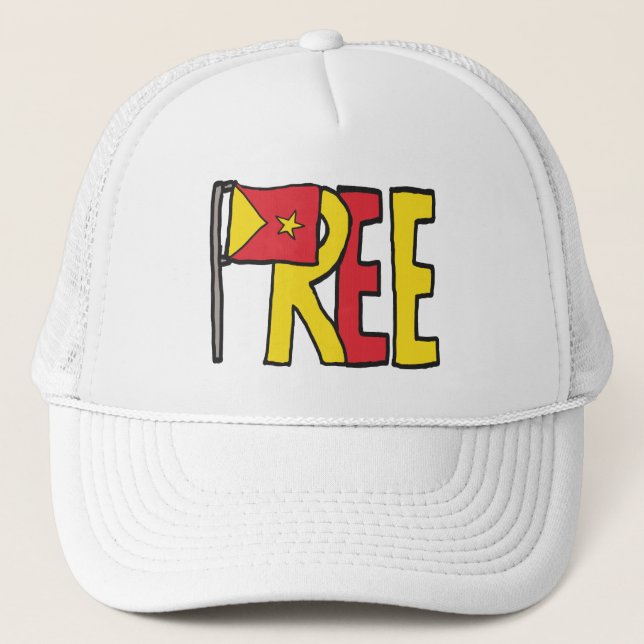 Gorra De Camionero Libertad para la independencia de Tigray (Anverso)