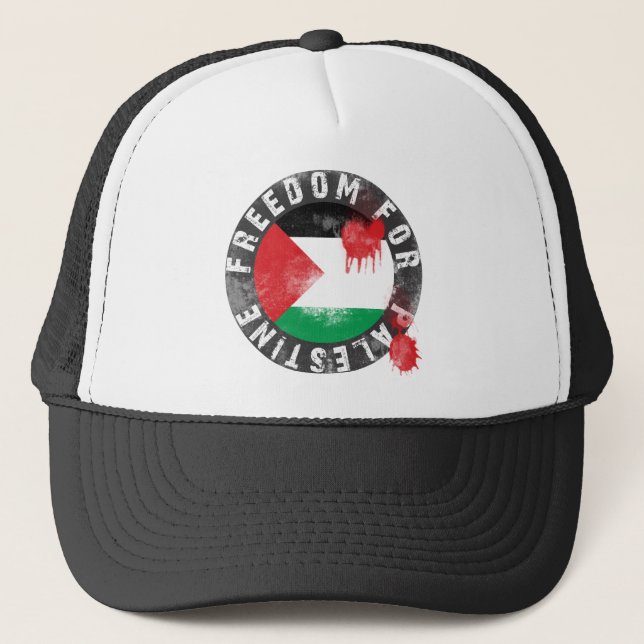 Gorra De Camionero Libertad para Palestina (Anverso)