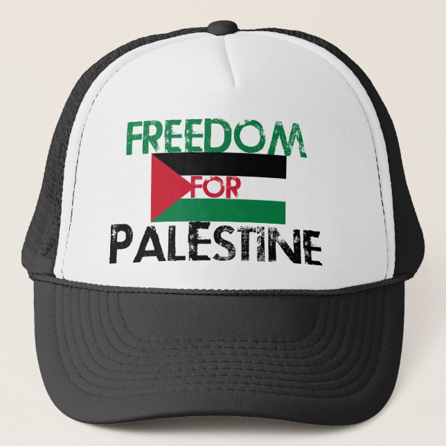 Gorra De Camionero Libertad para Palestina (Anverso)