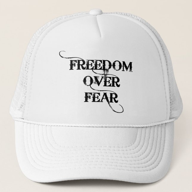 Gorra De Camionero Libertad por miedo (Anverso)