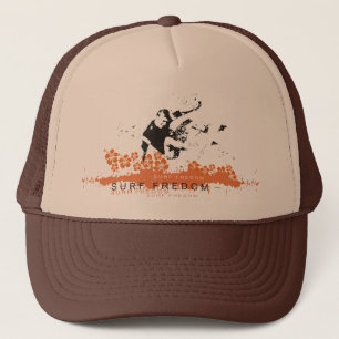 Gorra De Camionero Libertad que practica surf