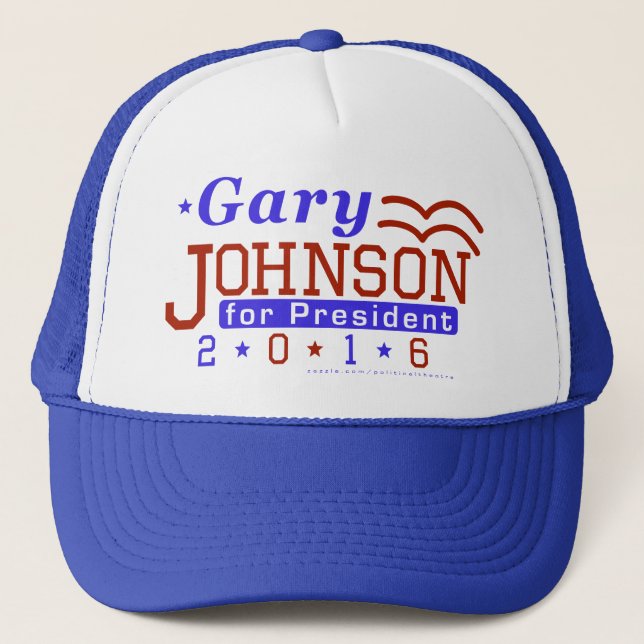 Gorra De Camionero Libertario 2016 del presidente elección de Gary (Anverso)