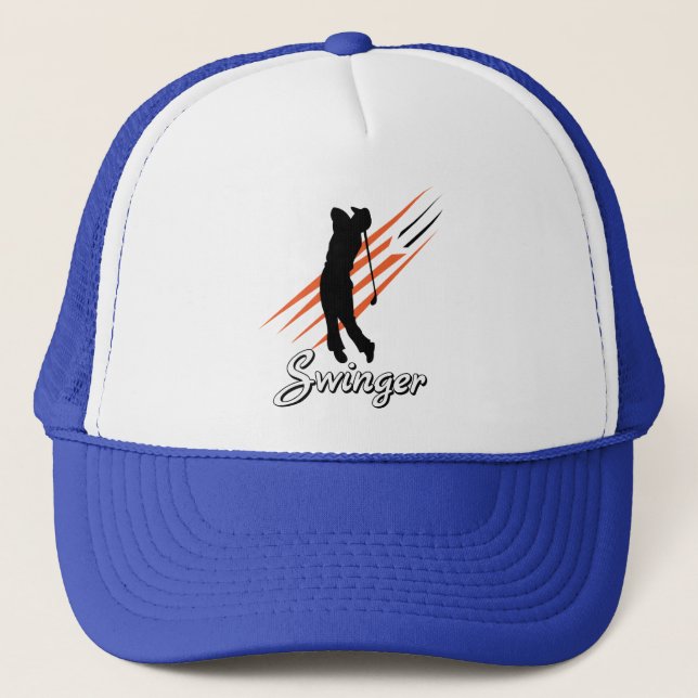 Gorra De Camionero Libertino divertido del golf (Anverso)