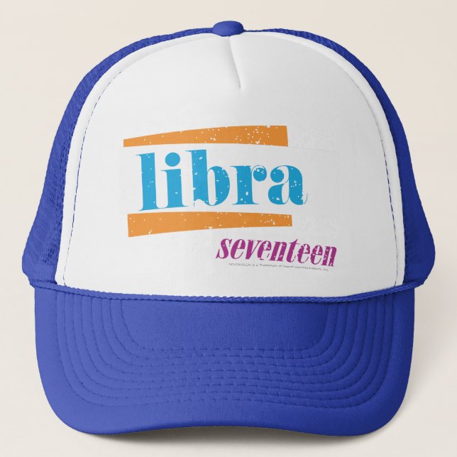 Gorra De Camionero Libra Aqua (Anverso)