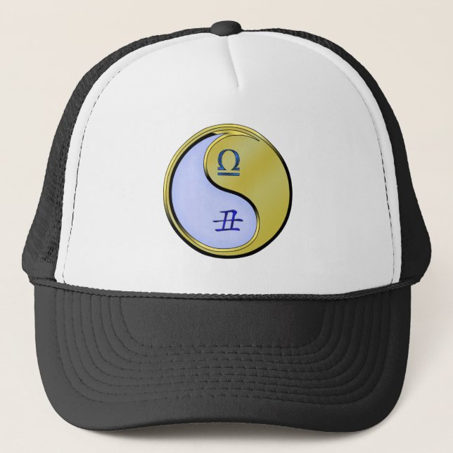 Gorra De Camionero Libra & Buey de Metal (Anverso)
