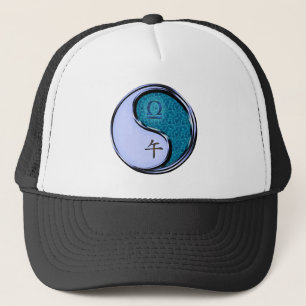 Gorra De Camionero Libra & Caballo de Agua