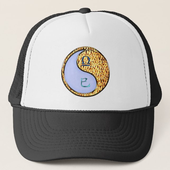 Gorra De Camionero Libra & Serpiente de Fuego (Anverso)