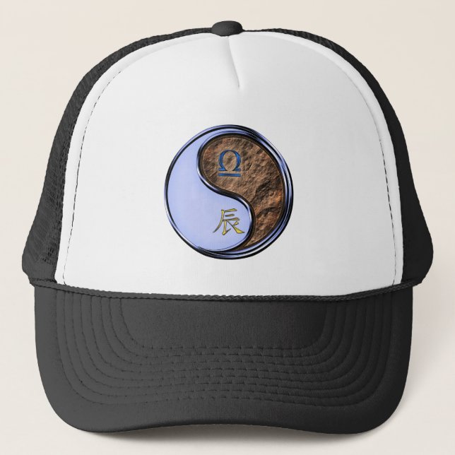 Gorra De Camionero Libra y Dragón de Tierra (Anverso)