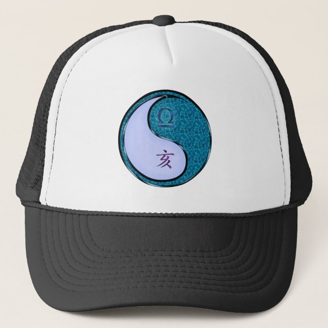 Gorra De Camionero Libra y Jabalí de Agua (Anverso)