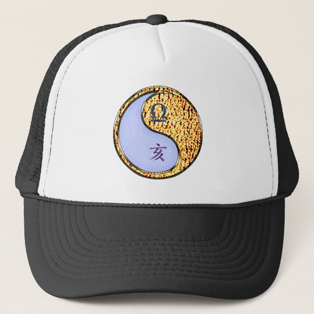 Gorra De Camionero Libra y Jabalí de Fuego (Anverso)