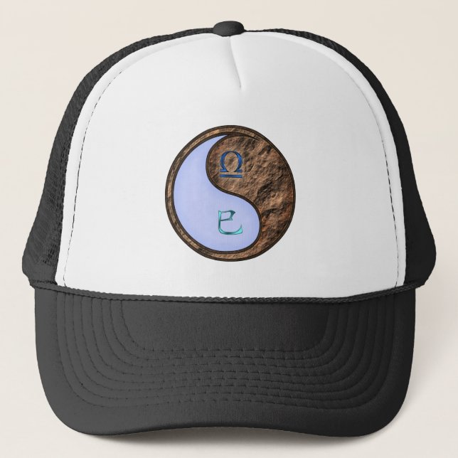 Gorra De Camionero Libra y Serpiente de Tierra (Anverso)