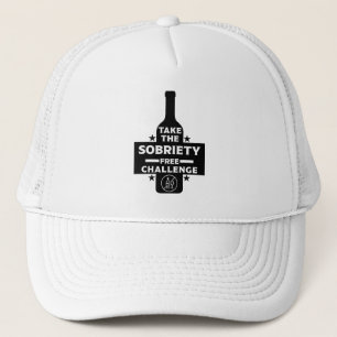 Gorra De Camionero Libre De Alcohol Y Sobrio
