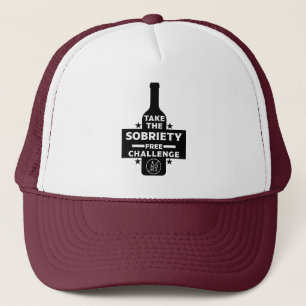 Gorra De Camionero Libre De Alcohol Y Sobrio
