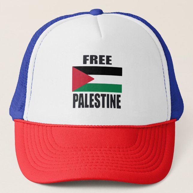 Gorra De Camionero Libre Palestina (Anverso)