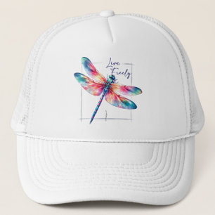 Gorra De Camionero Libremente en vivo - Dragonfly artístico