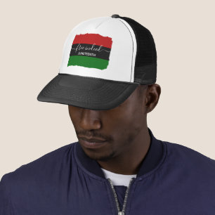 Gorra De Camionero LIBRES DE VERDAD Panafricano JUNETEENTH