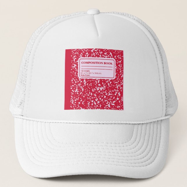 Gorra De Camionero Libro de composición/profesor-alumno (Anverso)