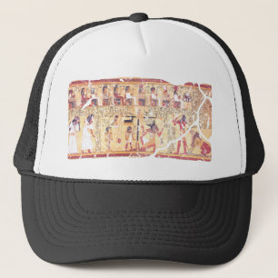 Gorra De Camionero Libro egipcio antiguo de los muertos que pesan el