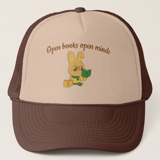 Gorra De Camionero Libros abiertos (Anverso)