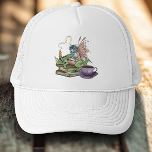 Gorra De Camionero Libros de Dragón Hada Amistad Té