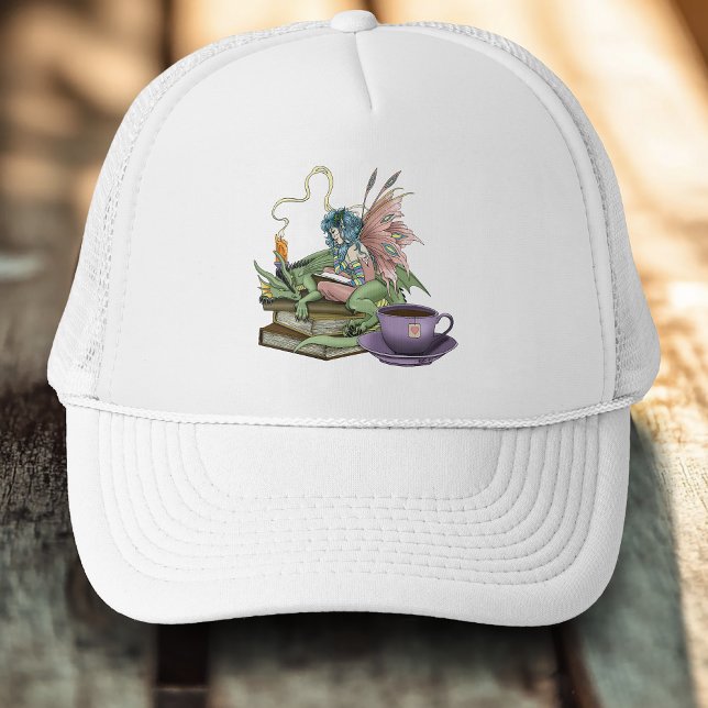 Gorra De Camionero Libros de Dragón Hada Amistad Té  (Subido por el creador)
