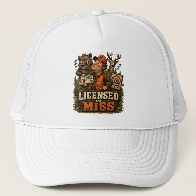 Gorra De Camionero Licensed To Miss (Anverso)