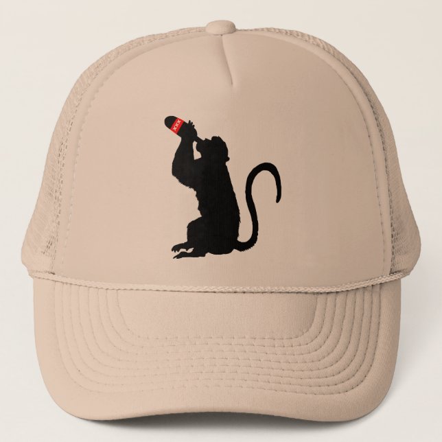 Gorra De Camionero Licores del mono (Anverso)