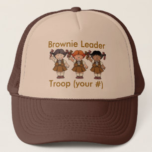 Gorra De Camionero Líder de la tropa del brownie