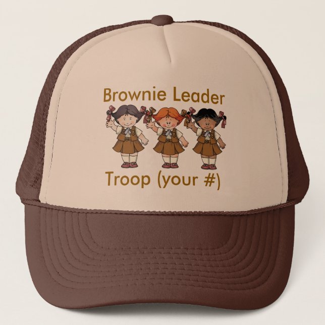 Gorra De Camionero Líder de la tropa del brownie (Anverso)