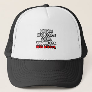 Gorra De Camionero Lidiar con eso... Funny Real Estate Agent