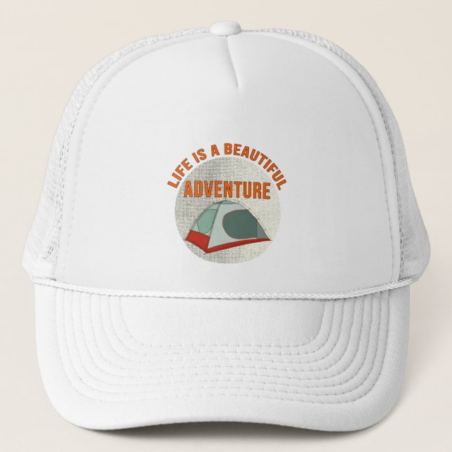 Gorra De Camionero Life is a Beautiful Adventure (Anverso)