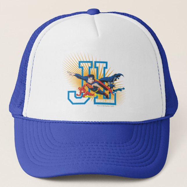 Gorra De Camionero Liga de la Justicia Heroes United (Anverso)