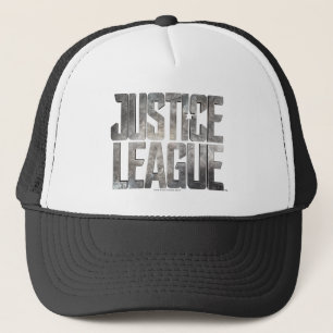 Gorra De Camionero Liga de la Justicia   Logo metálico de la Liga de