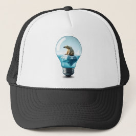 Gorra De Camionero Lightbulb Iceberg - Polar Bear in a Lightbulb